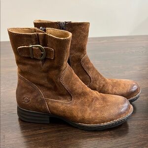 Born Brown Suede Boots- New Without Tags